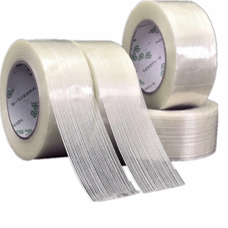 50M de la fibra de la cinta fuerte de fibra de vidrio cinta de alta resistencia a la temperatura no marca Industrial Fleje de Embalaje Fijo Sello de cinta Imagen 1
