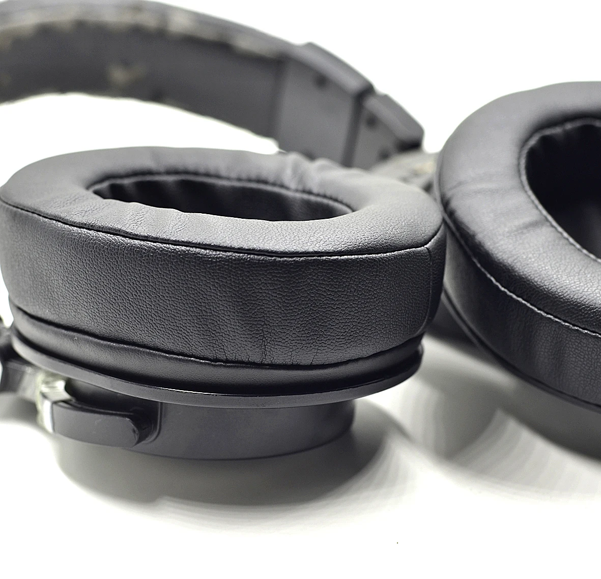 Nueva Actualización Potein de Cuero y Espuma de la Memoria de las almohadillas cojín Almohadillas para Audio technica M50 M50S M50X M40 M40S M40X auriculares Imagen 4