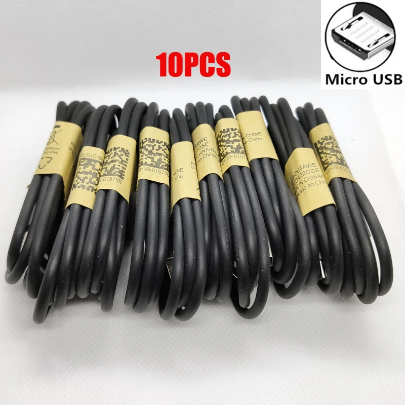 10PCS/lote Micro USB Cable de 0,9 m de Carga Rápida Cable de Datos Para Samsung S4 S5 S6 S7 Borde J2 J3 J5 J7 2016 2017 Teléfono Cable de Carga Imagen 0