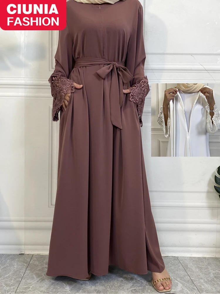 Abaya Musulmán Dubai Marroquí Jalabiyat Hiyab Kaftan Árabe Lactancia traje de Pavo Vestido de Noche Islámicos Africanos Vestidos Para las Mujeres Imagen 0
