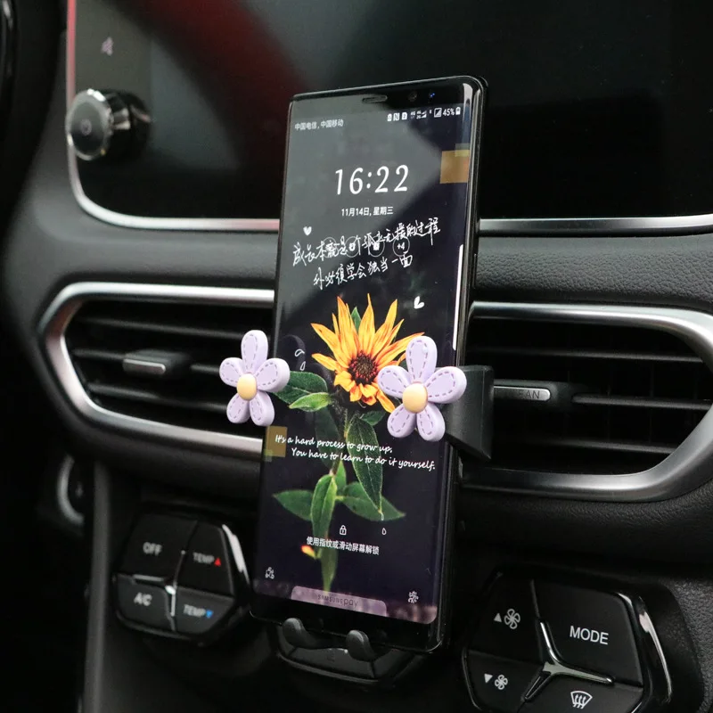 La gravedad soporte para Coche Para el Teléfono de la salida de Aire Clip de Montaje Móvil Celular Stand Smartphone Soporte GPS Para el iPhone 13 12 Xiaomi Samsung Imagen 1