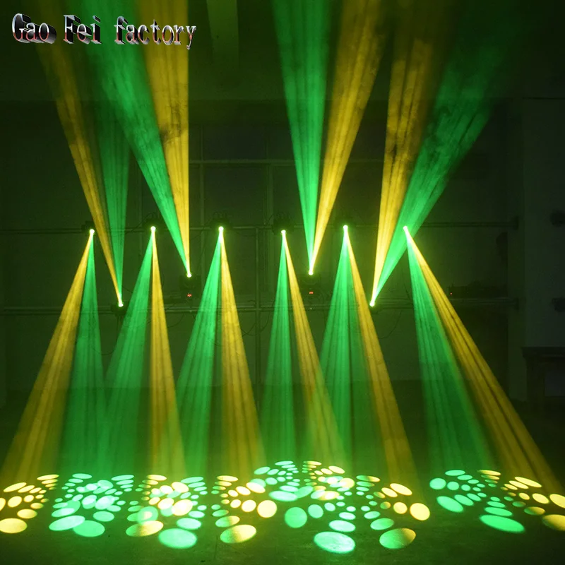 LED Spot Luz del Disco Giratorio de Alta Calidad Movimiento de Cabeza de 60W Lira Gobos DMX Efecto Etapa De Fiesta DJ Show de la Boda Imagen 5
