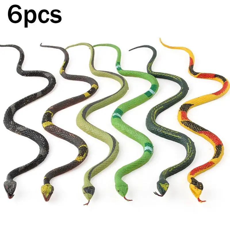 Los niños de Simulación de Rastreo de Animales Salvajes Modelo Complicado de Python de la serpiente de Cascabel Modelo de los Niños de la Novedad Lindo Juguete de la Serpiente Imagen 1