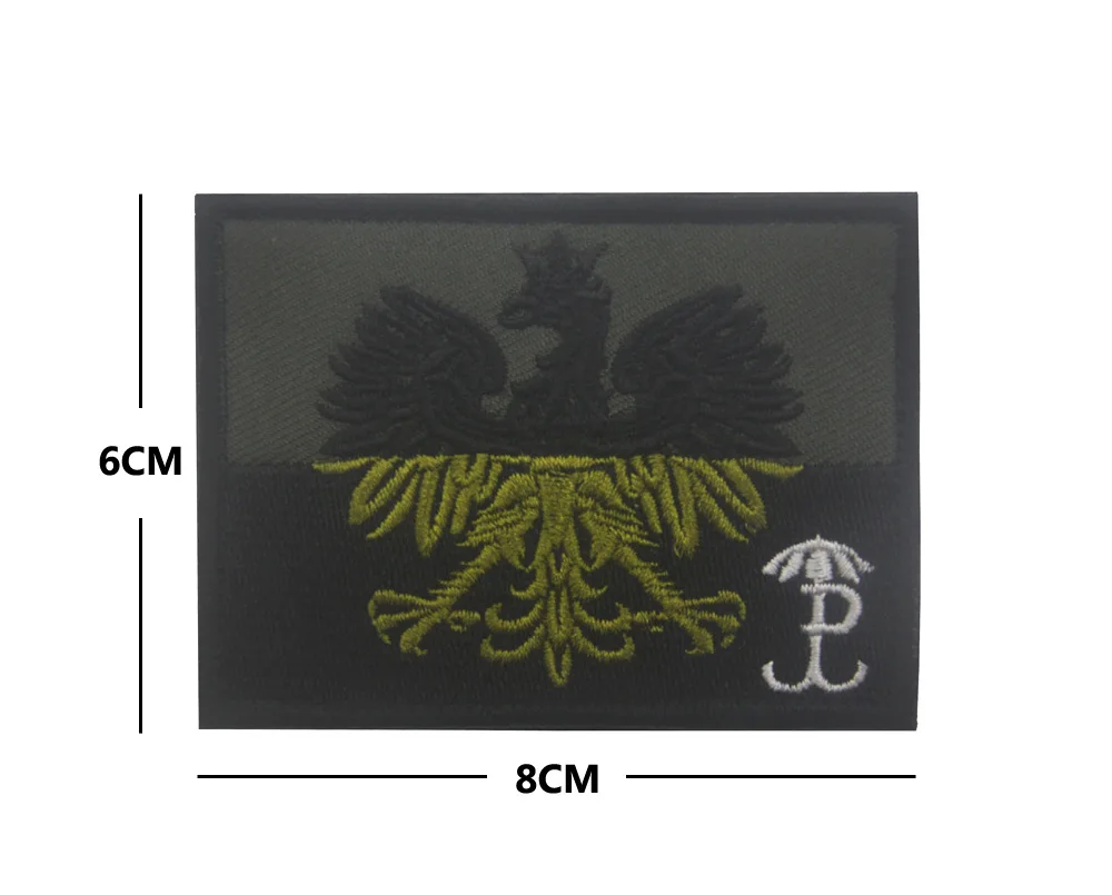 Polaco de Polonia Bandera Multicam de Infrarrojos IR Parche insignia de la mochila de Accesorios militar de los Parches Imagen 5