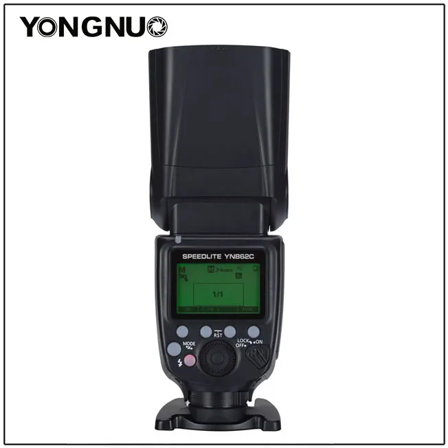 YONGNUO YN862C Flash Speedlite con 1800mAh Batería de litio compatible con sincronización de alta velocidad TTL para Canon 5D mark III IV 80D EOS 70D R Imagen 1